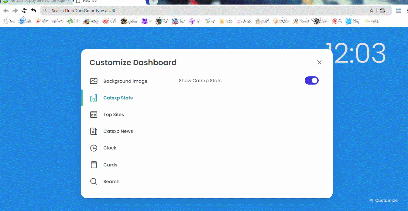 stats on but no stats appear